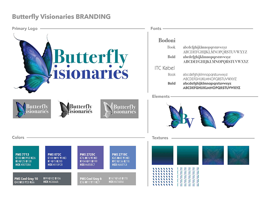 Butterfly Visionaries Branding